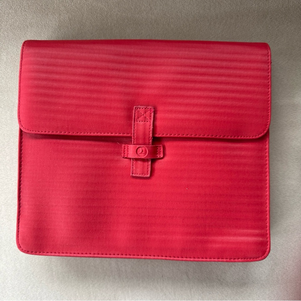 TURKISH Airlines amenity kit - red with contents! Great condition!
